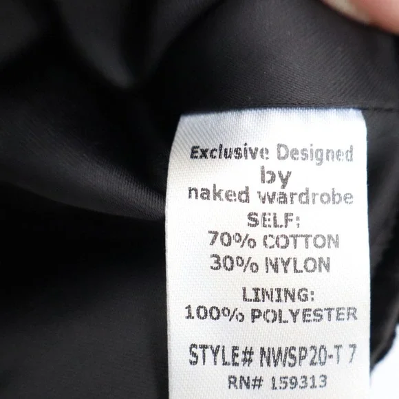 naked wardrobe Black Lace Bustier Crop Top - Picture 4 of 7